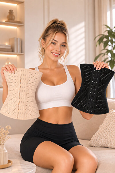 Sh Mağazacılık 2-Piece Women's Postpartum Maternity Corset with Agrafla, Wais...