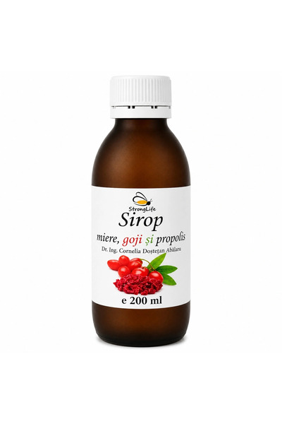 Strong Life Sirop de goji si propolis cu miere de albine - 200ml