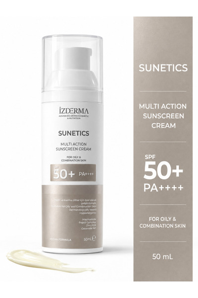 izderma Sunetics Yağlı ve Karma Ciltler İçin Leke ve Yaşlanma Karşıtı Güneş K...