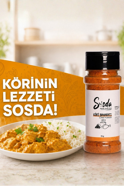 Sosda Köri Baharatı ( Tuzluk Serisi ) 75 gr