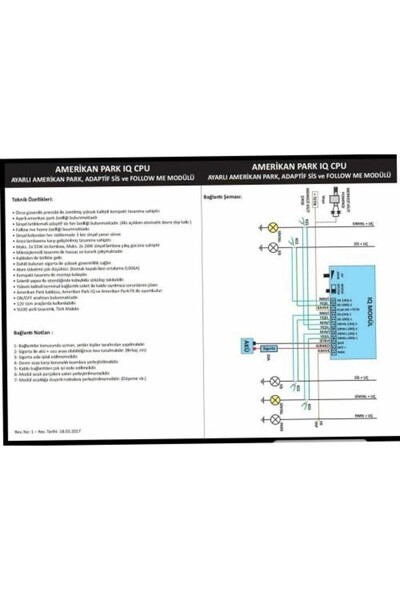 Genel Markalar Aksesuar Ayarlı Amerikan Park Follow Me Adaptif Sis Dönüş Modülü 3 In 1ıq Cpu