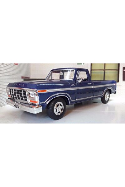 Motor Max MotorMax 1979 Ford F-150 Custom Lacivert 1:24 Model Araba