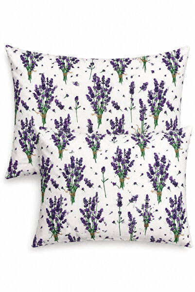 MORE HOME Pillowcase with Cover (2 Pieces) 50 X 70 cm Lavender