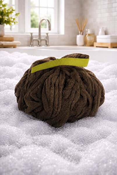 VICHY Banyo Lifi Yumuşak Top Lif Naturel Ponpon Banyo Lifi VCH-6582