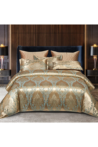 Casa New Concept Lenjerie de Pat Dublu din Jacquard, 6 Piese – Collection Ele...