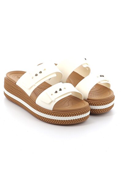 Crocs Brooklyn Woven Buckle Women's Slippers 209978-0Wv