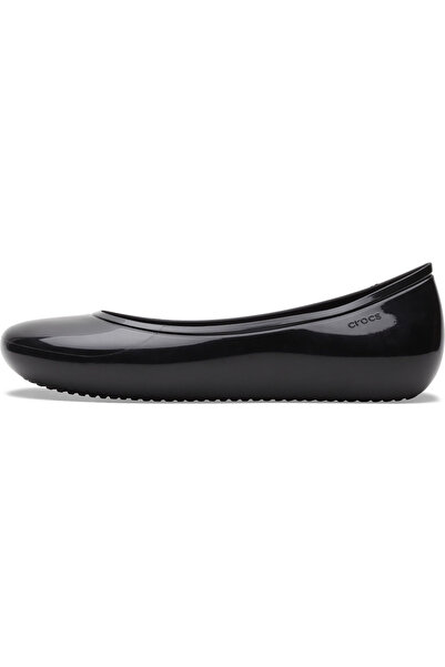 Crocs BROOKLYN HIGH SHINE FLAT KADIN BABET 209661-001
