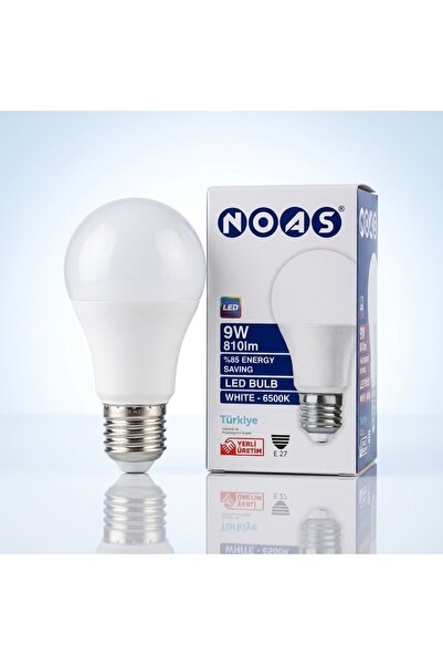 Home NOAS 9W LED AMPUL 6500k beyaz ışık 10 adet