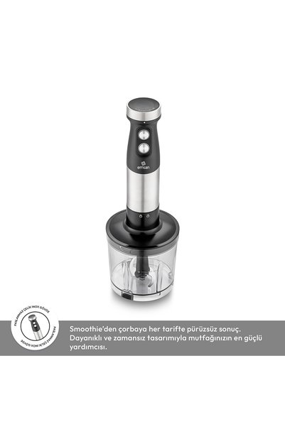 Emsan Gusto 3in1 Blender Seti Inox 1200W