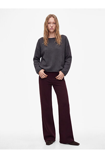 Koton Long Sleeve Boat Neck Sweater Pullover