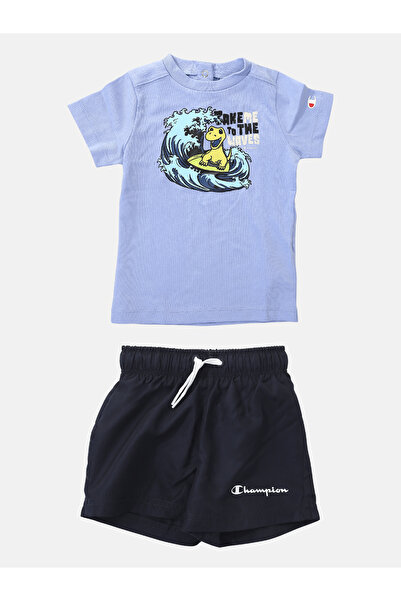 Champion طقم تي شيرت وشورت للأطفال 307065-BS186