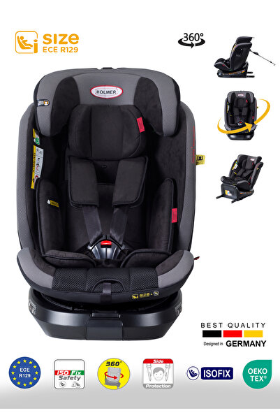 Holmer Aero 3D Profix Multi Pro I-Size (360° Dönebilir) 0-36KG Oto Koltuğu İsofix/SPS/SIP/Latch