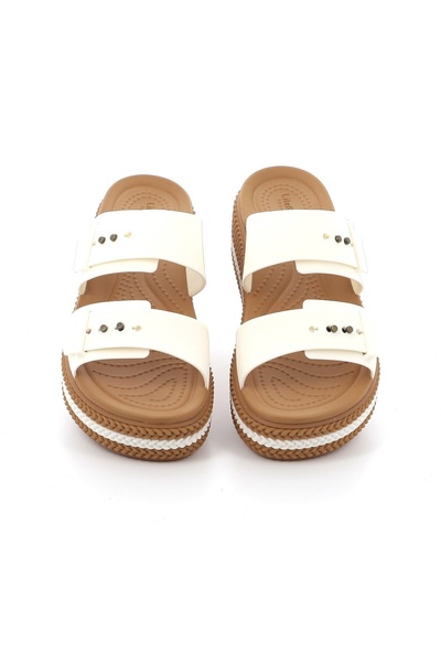 Crocs Brooklyn Woven Buckle Women's Slippers 209978-0Wv