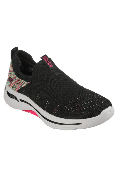 SKECHERS GO WALK ARCH FIT KADIN AYAKKABI 124478-BKMT