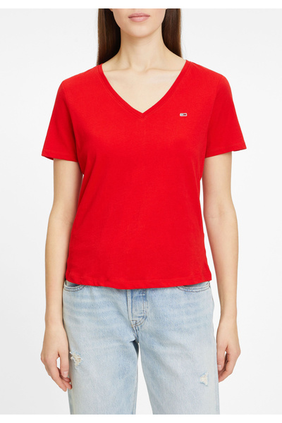 Tommy Hilfiger KADIN T-SHIRT DW0DW14617-XNL
