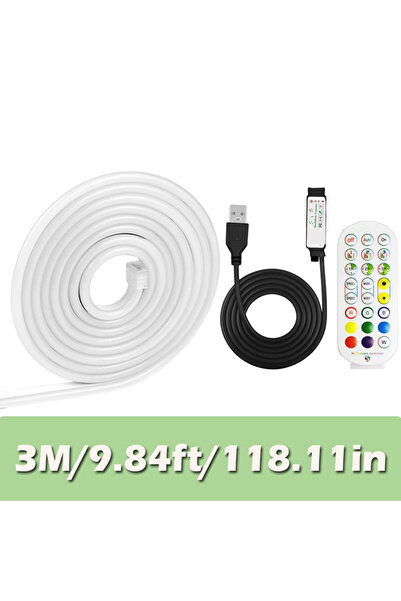 Choice APP Remote 3m USB Neon Rope Lights,Flexible Led Rope Lights Control wi...