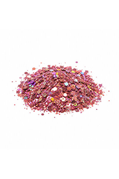 cnk craft shop Chunky Glitter 4gr Rose Holografik Epoksi Reçine Tırnak Makyaj...