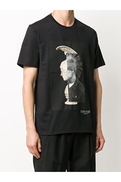Neil Barret Neıl Barrett Men's T-Shirt Pbjt793B-P508S-1357