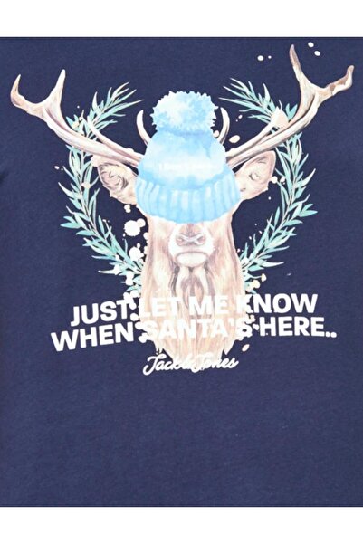 Jack & Jones Jack Jones Men's T-Shirt 12198774-Navy