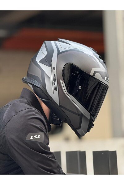 LS2 Storm 2 Faster Full Face Motosiklet Kaskı (Siyah Vizörlü)