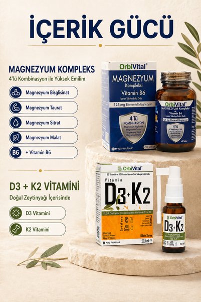 OrbiVital Advantage Package D3K2+Magnesium Complex