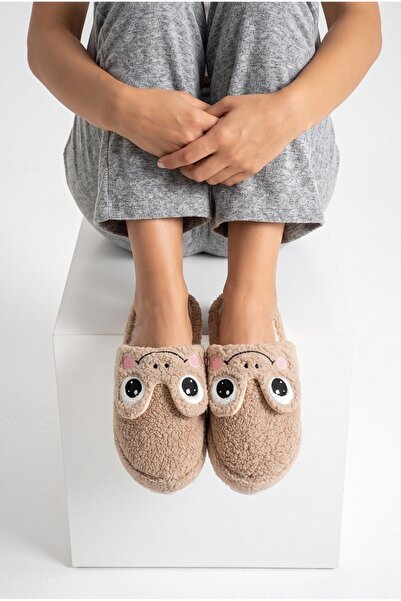 StWenn Women's Plush House Slippers with Frog Figure, Winter Warm, Closed Toe...