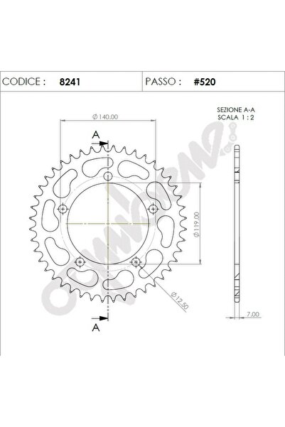 Ognibene Arka Dişli 46T