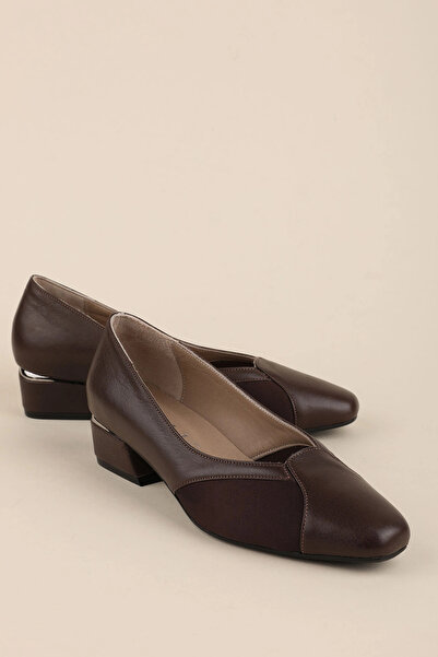 Gondol Women's Genuine Leather Short Heeled Shoes Special for Bone Protrusion...