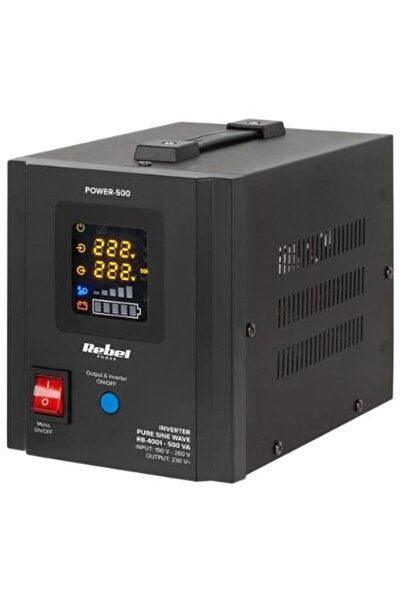Rebel UPS PURE SINE THERMAL POWER PLANT 500VA 300W 12V