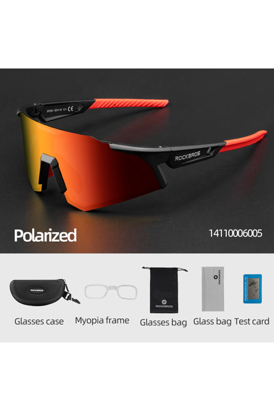 ROCKBROS Polarized SP2915 Cycling Glasses Polarized Bicycle Sunglasses UV400 ...