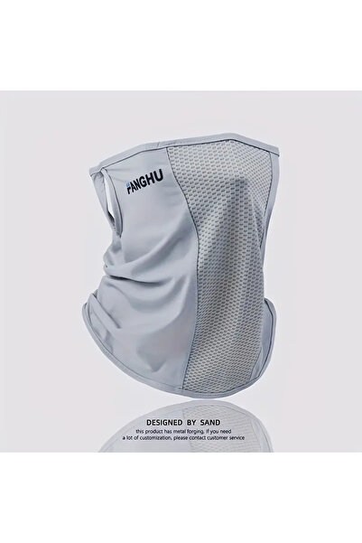 Choice1 Light Gray Cycling Masks Headwear Bandana Head Wrap Face Scarf Mask N...