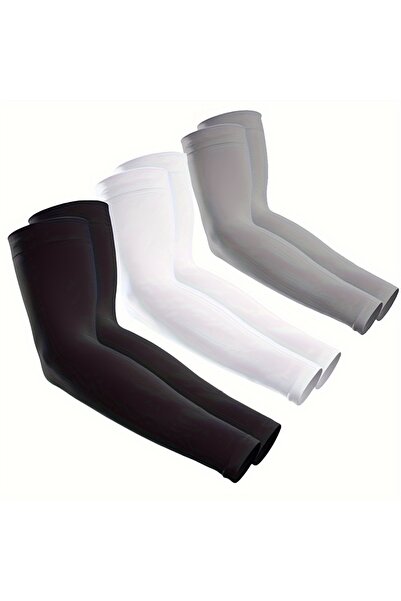 Choice1 3pairs Mixing color 3Pairs Fashion Sun Ice Silk Sleeves Unisex Summer...
