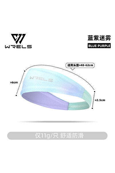 Choice1 blue Sports Headband Breathable Elastic Sweatband Quick Dry Running T...
