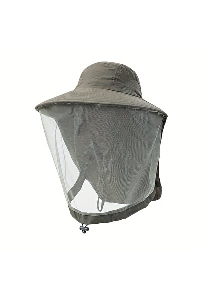 Choice1 army green UV Protection Hat with Face Mask Breathable Insect Protect...