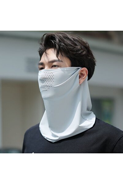 Choice light grey Summer UV Protection Outdoor Neck Wrap Cover Sports Sun Pro...
