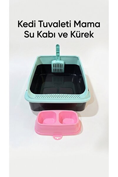 miyorapet Lüx Elekli Kedi Tuvaleti - Orta Boy - 50X37X17 cm ** Kürek Hediyeli