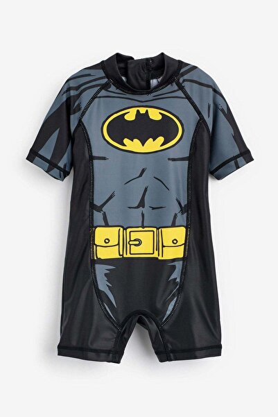 Next Baby Batman Detaylı Uva 50 Korumalı Erkek Bebek & Çocuk Mayo