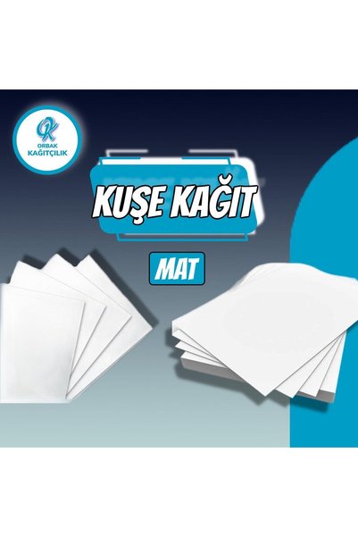 Orbak Kağıt Mat Kuşe A6 350 gr - 100 Adet 10.5x 14.8 cm
