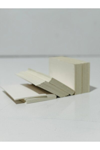 Orbak Kağıt Carte de vizită albă Carte groasă neimprimată 5 X 8 cm (50 buc.) ...