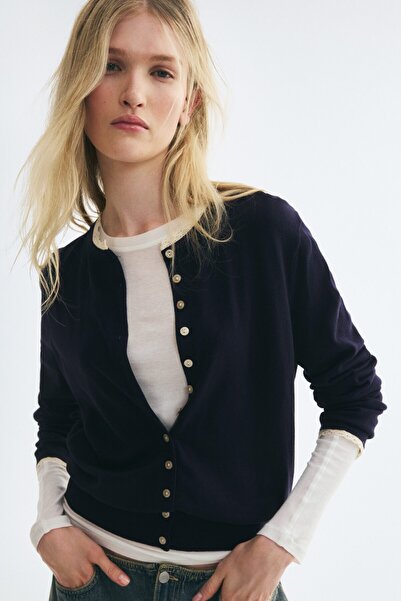 H&M Dantel Şeritli Hırka