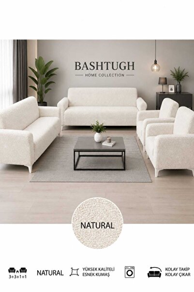 BASHTUGH TİCARET High Quality Sofa Cover Set |   3311 |   Bohemian Fabric Ela...