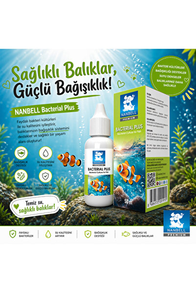 Genel Markalar Bacterial Plus Balıklar için Bakteri Kültürü 50 Ml