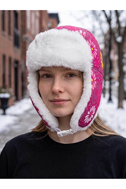 Aware Time Young Girl Nepalese Fur Pilot Beret