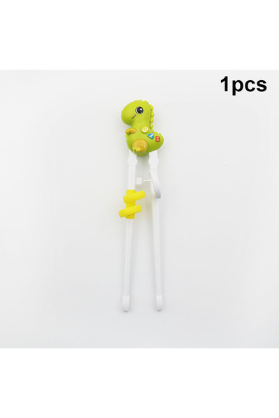 Choice Green Dinosaur 1 Pair of Training Chopsticks, Children Learning Chopst...