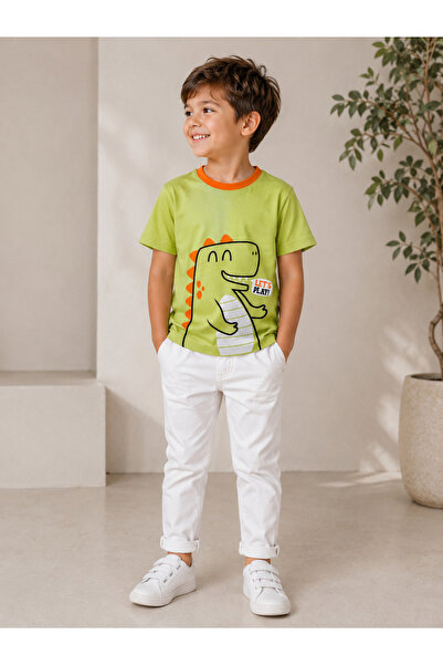 Baskılı Çocuk Tshirt (Dinazor)