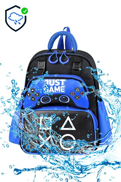 MasterPack School Çocuk Anaokulu Çantası Erkek Çocuk Sırt Çantası Oyun Konsol...