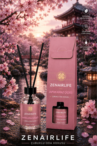 hauswert Çubuklu Oda Kokusu JAPON KİRAZ ÇİÇEĞİ 100ml