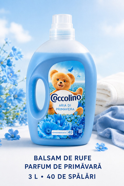 Cocolino Balsam pentru Rufe Coccolino Aer de Primavara 3L, 40 Spalari