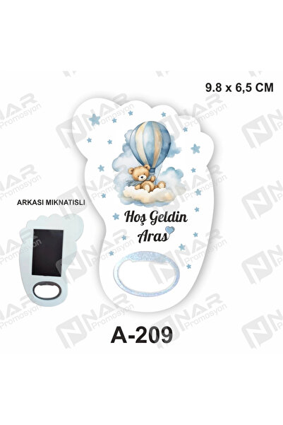 Nar Promosyon 30 Adet Mıknatıslı Ayak Açacak Magnet - Yanında Ambalaj Hediyel...