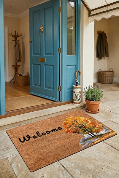 Valerine Life Door Mat 45X70Cm Non-Slip Base Decorative Indoor Outdoor Autumn...